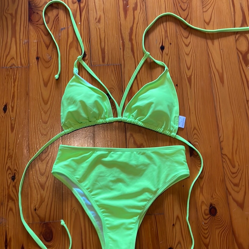 3-piece bikini and cover up set